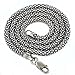 1.6mm Sterling Silver Antiqued Popcorn Chain Necklace or Bracelet 24