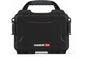 Nanuk 903 Waterproof Hard Case Empty - Black - Made in Canada