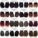 Emmet 2pcs/lot 100g Short Wave 8Inch Brazilian Kinky Curly Human Hair Extension, with Hair Care Ebook (1#)