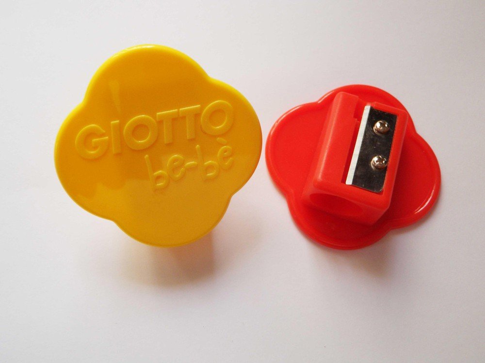 GIOTTO be-bè colored pencils and wax crayons pencil sharpener for children