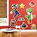 BirthdayExpress Super Mario Room Decor - Giant Wall Decals