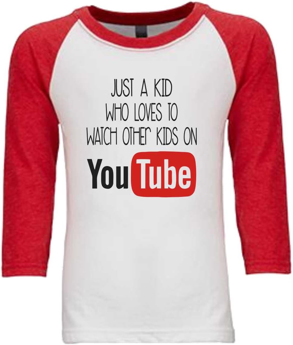 ' Just A Kid Who Loves to Watch Other Kids On YouTube ' Funny Youth T-Shirt