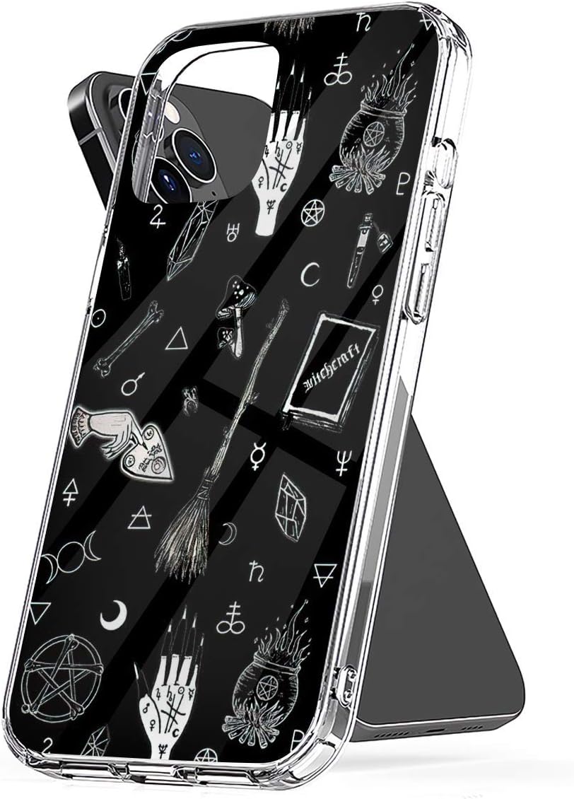 Phone Case Witchy Compatible with iPhone 6 6s 7 8 X XS XR 11 Pro Max SE 2020 Samsung Galaxy Waterproof Bumper Charm