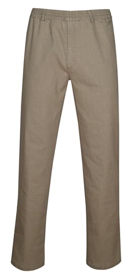 T-MODE Herren Jeans Stretch Schlupfhose Schlupfjeans ohne Cargo-Taschen