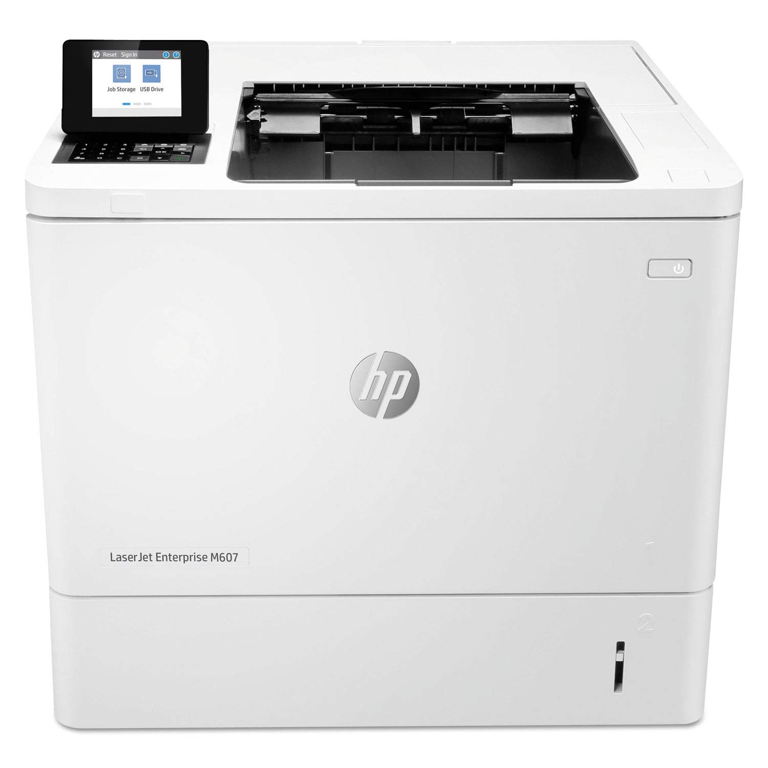 Photo 1 of HP LaserJet Enterprise M607n Monochrome Printer with built-in Ethernet (K0Q14A) Grey