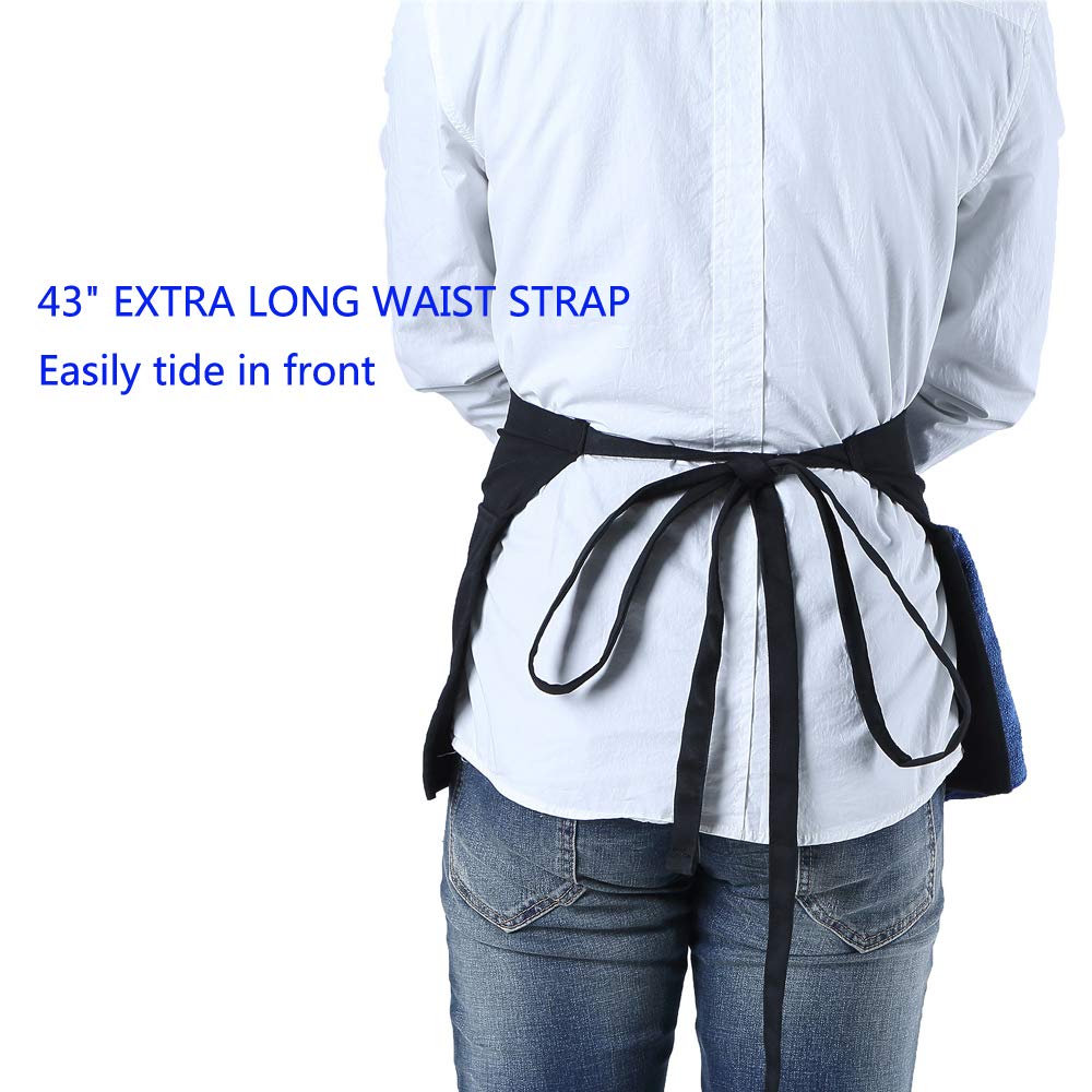 CLOCOR 3 Pockets Waist Apron 24\