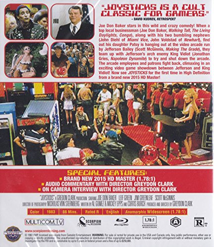 Joysticks Blu-ray - Classic 80s Comedy Movie, Watched Once from Private Collection in Great Condition