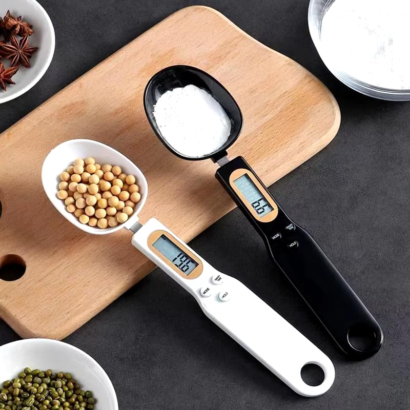 Colher Medidora Digital com Balança LCD Dosador Precisão Cozinha Até 500g