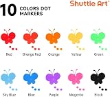 Shuttle Art Bingo Dabber Pens 10 Colours Washable Dot Markers Toddlers view 2