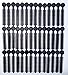 Orthodontic Ligature Ties (Black) Orthodontic Elastomeric O-rings Braces Rubber Bands (1008pcs)