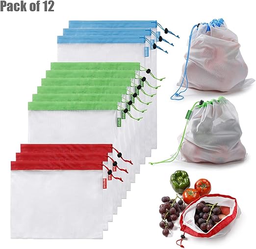 bolsas reutilizables fruta amazon