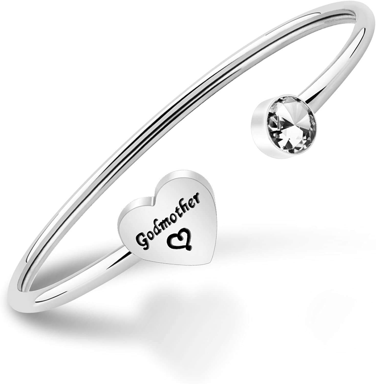 BNQL Godmother Bracelet - Baptism & Proposal Gifts (cuff)
