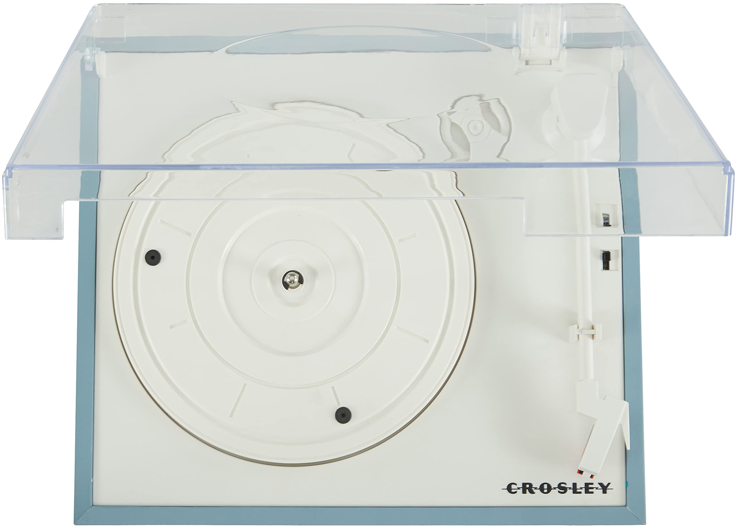 Crosley CR6041A-TN フュージョン 3速 Bluetooth ターンテーブルとレコードキャリーケースコンボ トルマリン