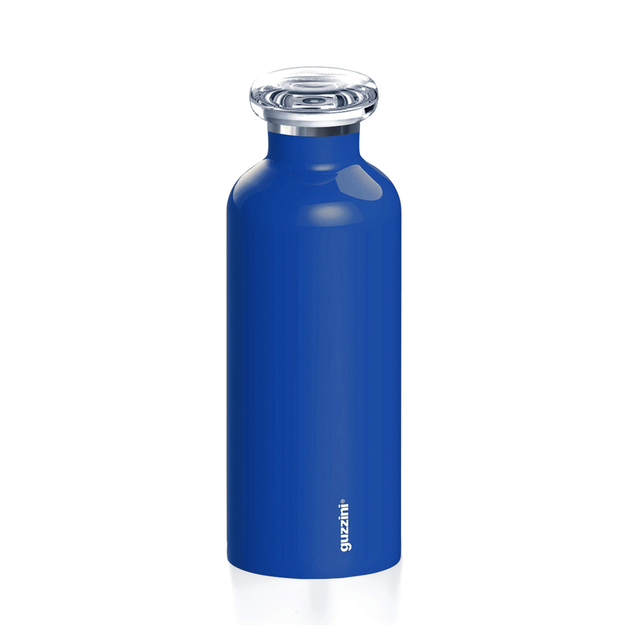 Guzzini Bottles, Polyester copolymer, Polypropylene, Stainless Steel, Deep Blue, One Size