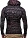 Leif Nelson LN20227 Men's Knitted Pullover; Size M, Red