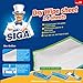 MR.SIGA Microfiber Floor Mop Dry Sweeping Refills, 24 Count, 45 x 22 cm