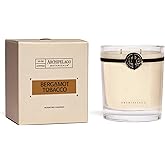 Archipelago Botanicals Bergamot Tobacco Boxed Candle, Italian Bergamot and Tobacco Flower, Clean Soy Wax Blend Burns 60 Hours (10 oz)