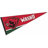 College Flags & Banners Co. Washington St. Louis Bears Logo Pennant Flag
