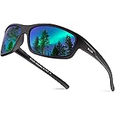 BEALER Polarized Sports Sunglasses for Men Lightweight TR90 Frame Sun Glasses Driving Cycling Fishing UV Protection Shades