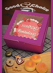 Bakepacker 36pcs 10x10x5 Inches Deep Purple Cake