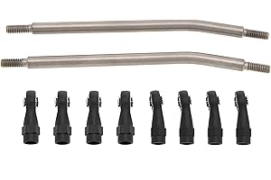 MEUS RACING TRX4 SCX10 Links Titanium Link Rod Linkage Set for Traxxas TRX4/Axial SCX10/Tamiya CCO1/Redcat Gen8 etc. (105mm)