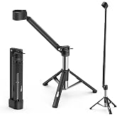 Outask TD2 Telescopic LED Camping Lantern,Ultra Bright Portable Work Light | 1500LM Rechargeable Camping Light with Magnetic Tripod, CRI 90 Stepless Dimming (3000K-6500K), IPX7 Waterproof (Black)