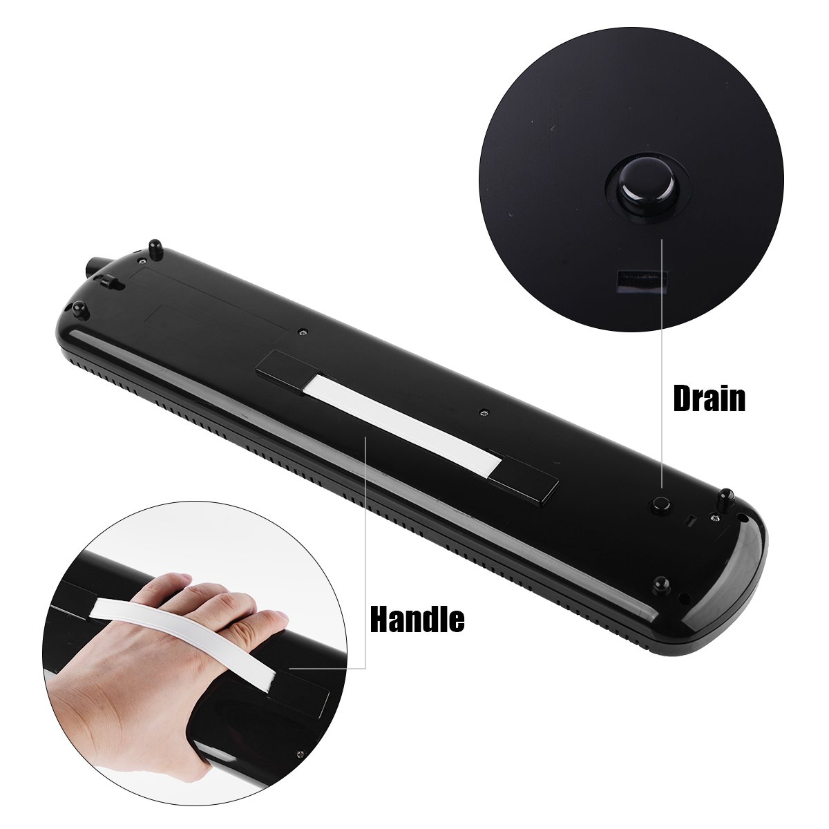 FINO 32 Key Melodica Instrument Air Piano Keyboards Pianica Wind Musical Instrument Folk World Key Instruments with Mouthpiece Tube Set Portable for Music Lover Beginners Gift with Carrying Bag Black