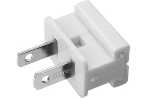 SPTDACSFP 5 Pack Vampire Plugs: Male Zip, Slip, Gilbert (White, SPT-1)