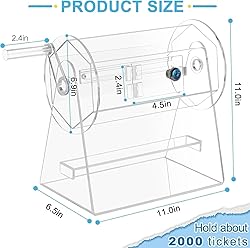 YUCHENGTECH Raffle Ticket Spinner with Handle