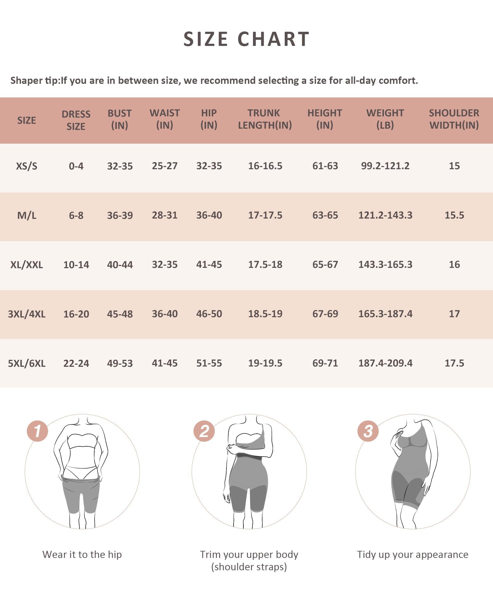 FeelinGirl Shapewear Bodysuit Tummy Control Seamless Sculpting Hip Enhancer Body Shaper for Women