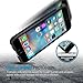 iPhone 6S Case, Trianium [Clear Cushion] Premium Clear Hard Back Panel + TPU Bumper for Apple iPhone 6 (2014) / iPhone 6s (2015) - Shock Absorbing + Scratch Resistant Frame Cover Case - Jet Black