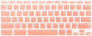 CaseBuy Ultra Thin Keyboard Cover Compatible with HP Chromebook 11 G2 / G3 / G4 / G5 / G6 EE / G7 EE11.6 Inch & HP Chromebook x360 11.6" Protective Skin(NOT Fit HP Chromebook G5 EE), Rose Gold