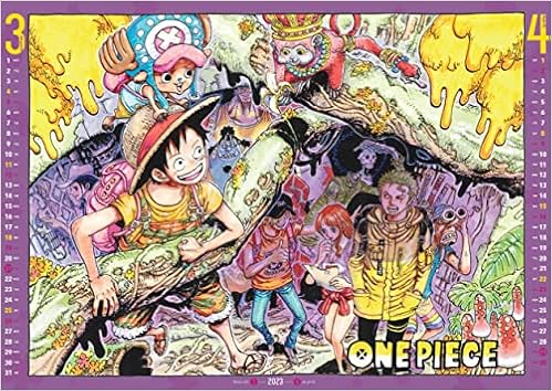 Amazon Co Jp One Piece コミックカレンダー 大判 23 尾田 栄一郎 Japanese Books