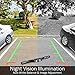 Pyle Compact Vehicle Backup Camera - Slim Bar Cam Size Tilt Adjustable Lens Angle w/Night Vision Illumination and IP-67 Waterproof for Front or Mounted Above The Rear License Plate - PLCM2710
