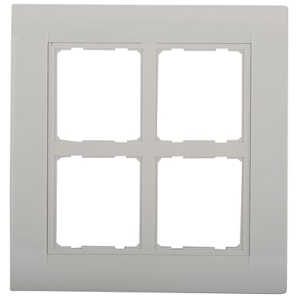 Anchor Roma 8 Module Sqr. Tresa Plate, White