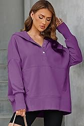 AlvaQ Oversized Sweatshirt for Women Juniors Casual