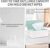 XiangJunly 2Pcs Wet Wipes Storage Box with Lid Green Dispenser Holder Case view 4