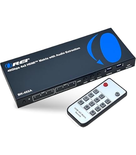 Switch HDMI FeinTech VAX04101A EARC – 4 Entrées / 1 Sortie – Pour Soundbar