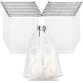 Teskyer Transparent Shoe Bags for Travel, 15.7" x 11.8" Waterproof Portable Travel Shoe Storage Bags for Packing - Travel Essentials for Men & Women, 20 PCS