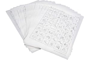 Tianjintang Ling Fei Jing 灵飞经 Chinese Calligraphy Ink Writing Tracing Paper Sheets Set for Adult Learner Xiao Kai 小楷
