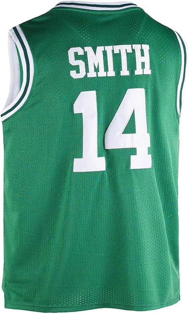 MOOVI GOSAY Mens Jerseys #14 Basketball Jersey Green/Yellow/Black