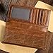 Itslife Men's RFID BLOCKING Vintage Look Genuine Leather Long Bifold Wallet Rfid Checkbook Wallets
