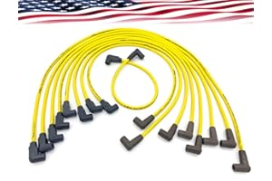 DAY USA INC Spark Plug Wire Set Replacement for HEI SBC BBC 350 383 454 Electronic 8MM Silicone 9618V