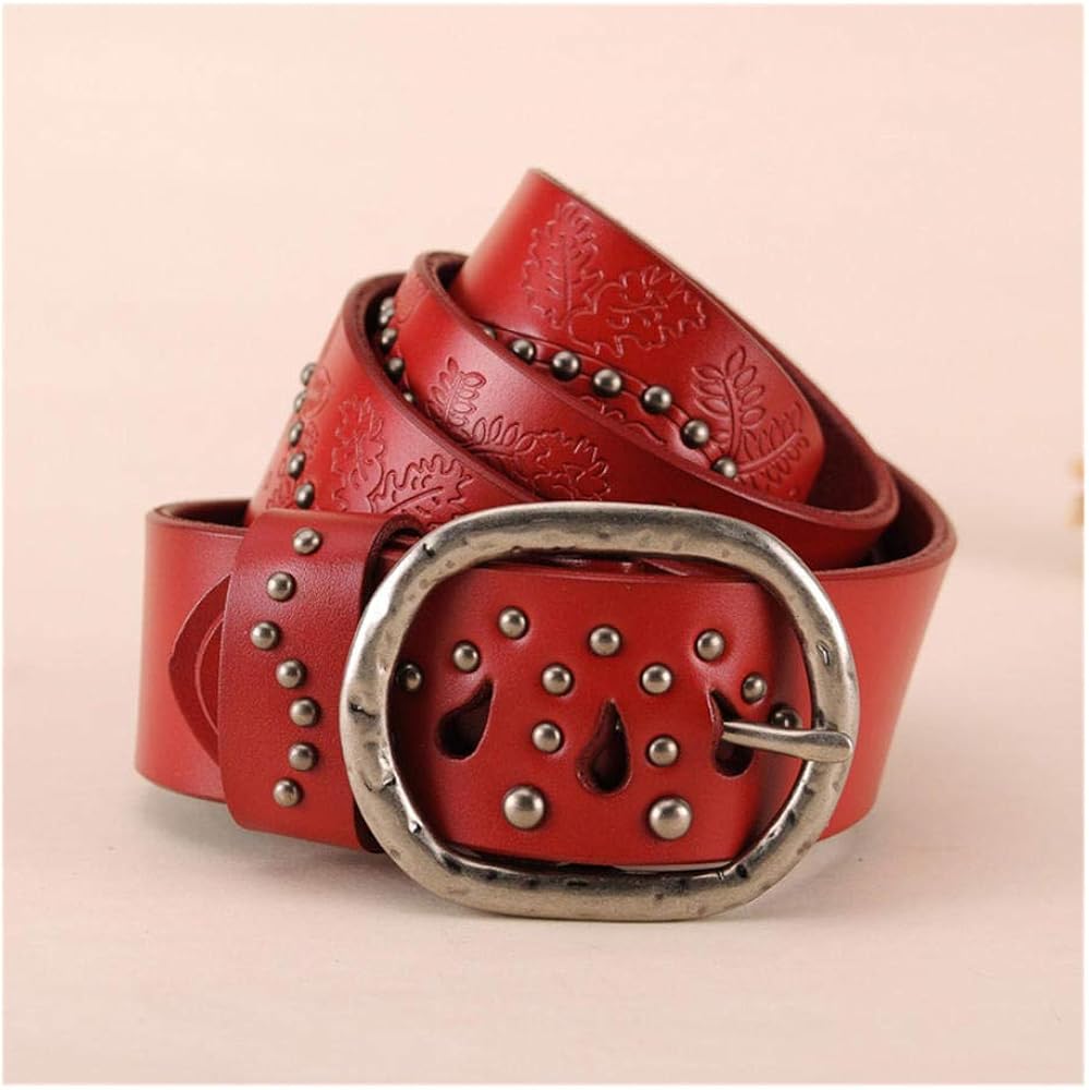 Ceinture Enfant Végétalienne EANAGO - Style Rock Avec Rivets - Pour Filles 52-67cm