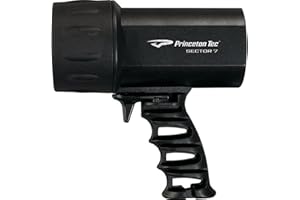 PRINCETON TEC Industrial Spotlight,LED,Black