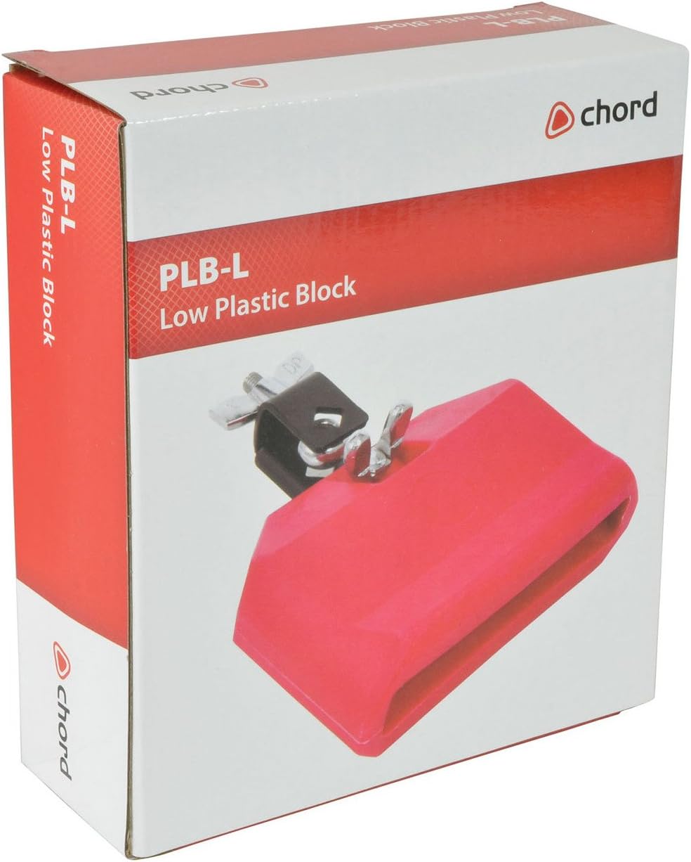 chord FLT-LPB-2 Low Pitched Plastic Block - Red - Image 5
