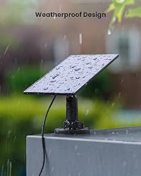 ieGeek Solar Panel for S1, Compatible with DC 5V