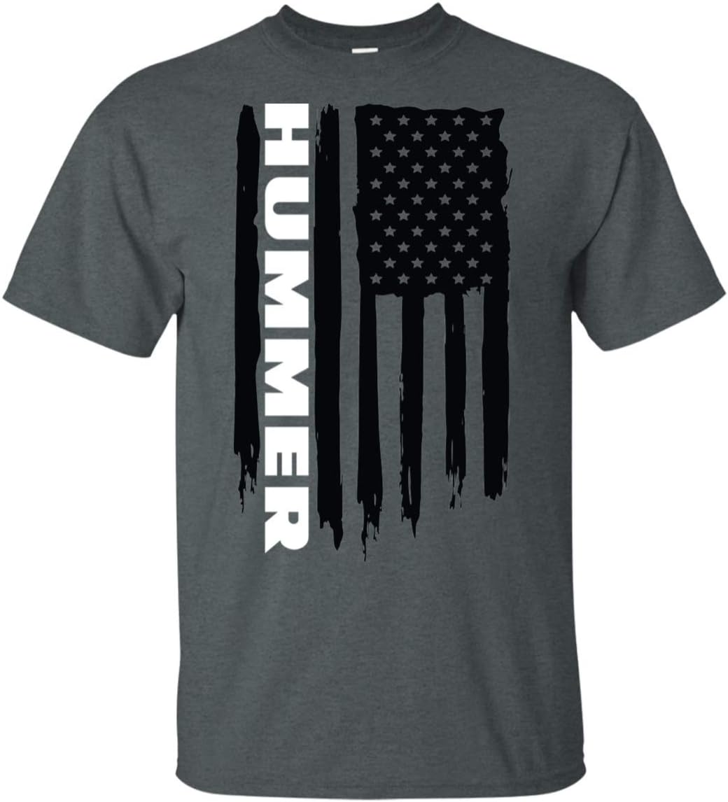 Men's Hummer H1 H2 H3 USA Flag T-Shirt