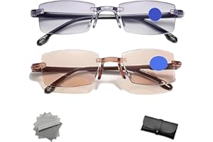 2026 Self Intelligent Dual Focus Glasses, Adjustable Auto Focus Eyeglasses with Case and Glasses Cloth for Women Men