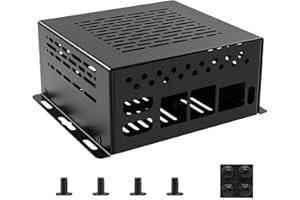 Geekworm X1500-C1 Metal Case for Raspberry Pi CM5 and X1500/X1501 IO Carrier Board